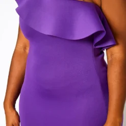 Plus Size One Shoulder Mermaid Maxi Dress -Radiant Drape Sales 2021065 001 6