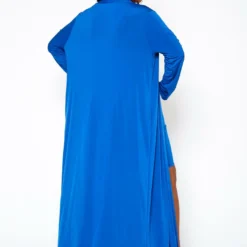 Plus Size Solid Tube Dress & Duster Cardigan Set -Radiant Drape Sales 2021100 001 4