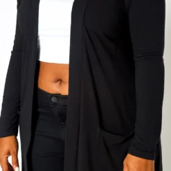 Plus Size Long Sleeve Slouchy Open Cardigan -Radiant Drape Sales 2021102 001 6