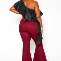 Plus Size Bell Bottom Denim Jeans -Radiant Drape Sales 2021141 002 3