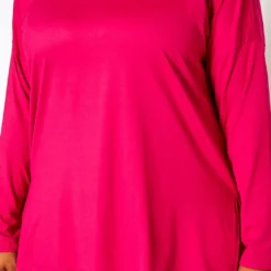 Plus Size V Neck Long Sleeve Top & Legging Set -Radiant Drape Sales 2021142 003 5