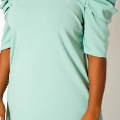 Plus Size Ruffle Short Sleeve Dress -Radiant Drape Sales 2021144 004 4