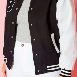 Plus Size Varsity Bomber Jacket -Radiant Drape Sales 2021148 001 5