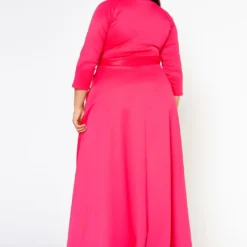 Plus Size Effortless Fit & Flare Maxi Dress -Radiant Drape Sales 2021153 105 3