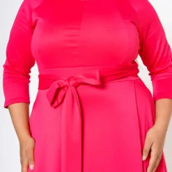 Plus Size Effortless Fit & Flare Maxi Dress -Radiant Drape Sales 2021153 105 4