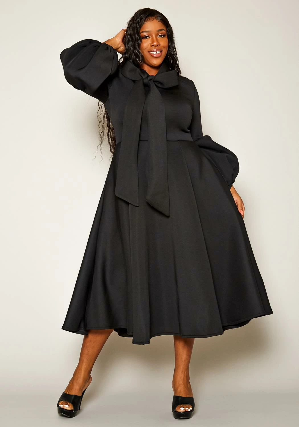 Plus Size Out Of The Ordinary Fit & Flare Dress 2 Plus Size Out Of The Ordinary Fit & Flare Dress - Image 2