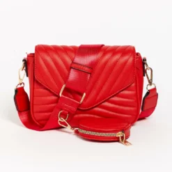 Jorja Quilted Crossbody Purse With Multi Strap