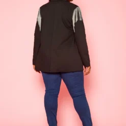 Plus Size Tassel Shoulder Hem Notch Collar Blazer -Radiant Drape Sales 2021249 001 4