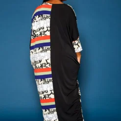 Plus Size Multi Pattern Splice Flare Maxi Dress -Radiant Drape Sales 2021275 001 5