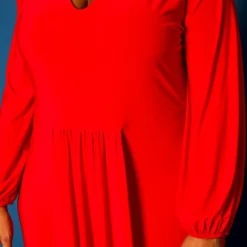 Plus Size Long Sleeve Mermaid Flare Gown -Radiant Drape Sales 2021276 002 5