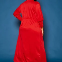 Plus Size Ruched Design Fit & Flare Maxi Dress -Radiant Drape Sales 2021277 002 3