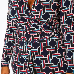 Plus Size Abstract Pattern Bodycon Midi Dress -Radiant Drape Sales 2021293 001 4