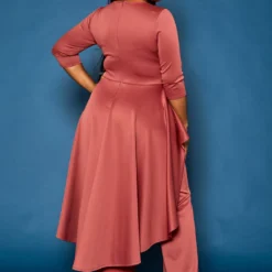 Plus Size High Low Peplum Top & Pants Set -Radiant Drape Sales 2021307 002 4