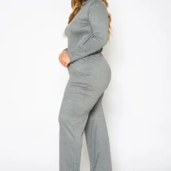 Plus Size Casual Long Sleeve & Flare Pants Set -Radiant Drape Sales 2021325 003 2