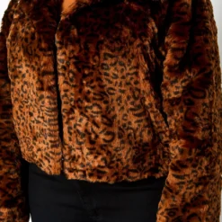 Plus Size Faux Fur Leopard Jacket -Radiant Drape Sales 2021343 001 7