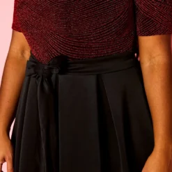 Plus Size Embellished Fit & Flare Dress -Radiant Drape Sales 2021371 001 4