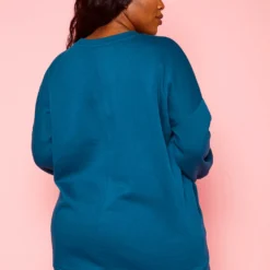 Plus Size Crew Neck Oversized Sweater -Radiant Drape Sales 2021376 002 3