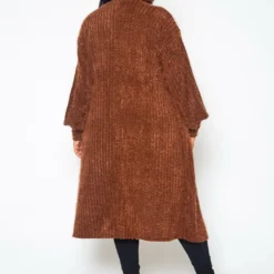 Plus Size Fuzzy Knit Duster Cardigan 10 Plus Size Fuzzy Knit Duster Cardigan -Radiant Drape Sales 2021380 002 4