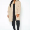 Plus Size Warm Wool Knit Coat