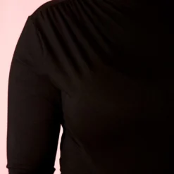 Plus Size High Neck Long Sleeve Bodysuit 10 Plus Size High Neck Long Sleeve Bodysuit -Radiant Drape Sales 2021411 001 5