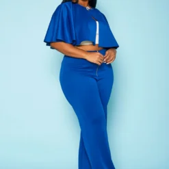 Plus Size Cloak & Straight Pants Set 8 Plus Size Cloak & Straight Pants Set -Radiant Drape Sales 2022453 001 1