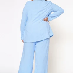 Plus Size Day In The Office Blazer & Pants Set 11 Plus Size Day In The Office Blazer & Pants Set -Radiant Drape Sales 2022463 003 4