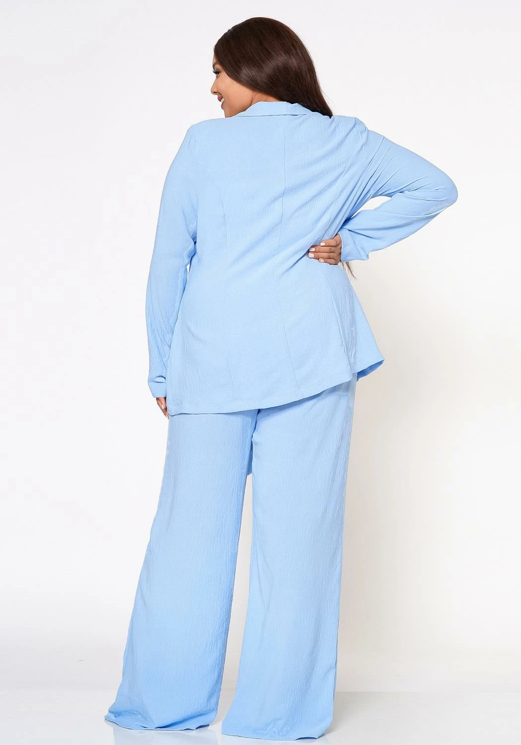 Plus Size Day In The Office Blazer & Pants Set 5 Plus Size Day In The Office Blazer & Pants Set - Image 5