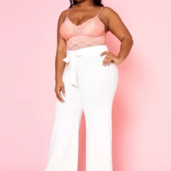 Plus Size High Waist Straight Leg Pants -Radiant Drape Sales 2022470 003 4