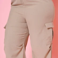 Plus Size Cargo Hem Straight Leg Pants -Radiant Drape Sales 2022496 002 4