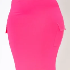 Plus Size Pocket Side Slit Maxi Skirt -Radiant Drape Sales 2022505 002 6