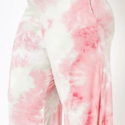 Plus Size Tie Dye Crop Top & High Waist Pants -Radiant Drape Sales 2022513 001 5