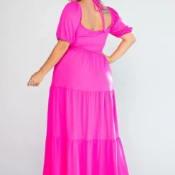 Plus Size Off Shoulder Fit & Flare Maxi Dress -Radiant Drape Sales 2022517 002 4