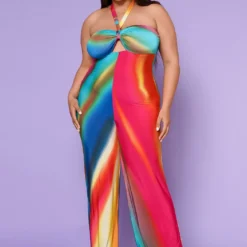 Plus Size Sunset Views Multi Print Jumpsuit 7 Plus Size Sunset Views Multi Print Jumpsuit -Radiant Drape Sales 2022540 001 1