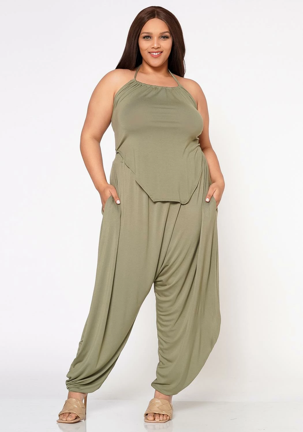 Plus Size Summer Feels Matching Two Piece Set 2 Plus Size Summer Feels Matching Two Piece Set - Image 2