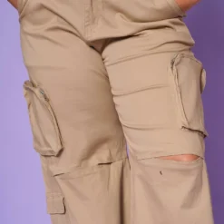 Plus Size Wide Leg Utility Cargo Pants -Radiant Drape Sales 2022558 002 4