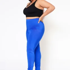 Plus Size Posh Stretch Satin Slim Pants 9 Plus Size Posh Stretch Satin Slim Pants -Radiant Drape Sales 2022581 002 4
