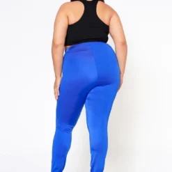 Plus Size Posh Stretch Satin Slim Pants 10 Plus Size Posh Stretch Satin Slim Pants -Radiant Drape Sales 2022581 002 5