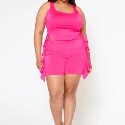 Plus Size Summer Slay Matching Set