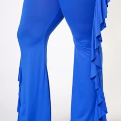 Plus Size Racerback Top & Ruffle Trim Pants Set -Radiant Drape Sales 2022589 002 5