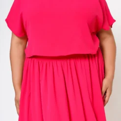 Plus Size Sincere Crop Blouse & Flare Maxi Skirt Set 11 Plus Size Sincere Crop Blouse & Flare Maxi Skirt Set -Radiant Drape Sales 2022594 002 5