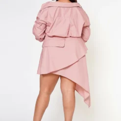 Plus Size Fashion Statement Button Front Dress -Radiant Drape Sales 2022601 001 4