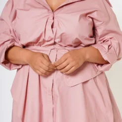 Plus Size Fashion Statement Button Front Dress -Radiant Drape Sales 2022601 001 5