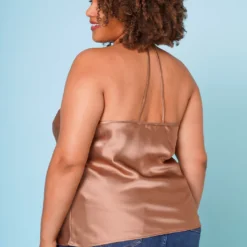 Plus Size Satin Cowl Neck Cami Top -Radiant Drape Sales 2022628 002 5