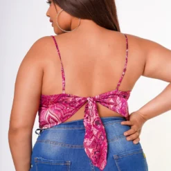 Plus Size Paisley Print Cami Top -Radiant Drape Sales 2022630 001 3
