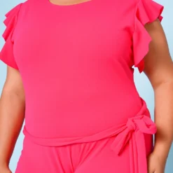 Plus Size Occasional Biker Romper -Radiant Drape Sales 2022643 003 4