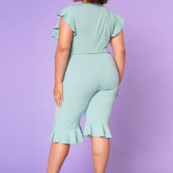 Plus Size Occasional Biker Romper -Radiant Drape Sales 2022643 004 4