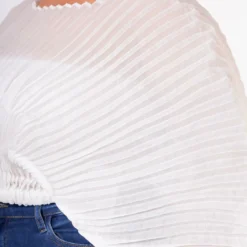 Plus Size Pleated Dolman Sleeve Top -Radiant Drape Sales 2022648 002 6