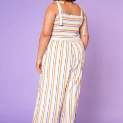 Plus Size Picnic Smocked Jumpsuit -Radiant Drape Sales 2022657 001 4