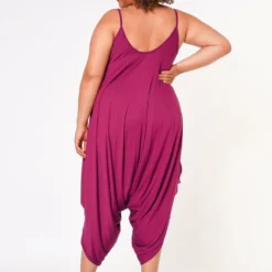 Plus Size Harem Cami Jumpsuit -Radiant Drape Sales 2022665 002 3
