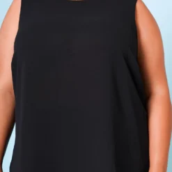 Plus Size Relaxed Fit Sleeveless Shirt -Radiant Drape Sales 2022681 001 4